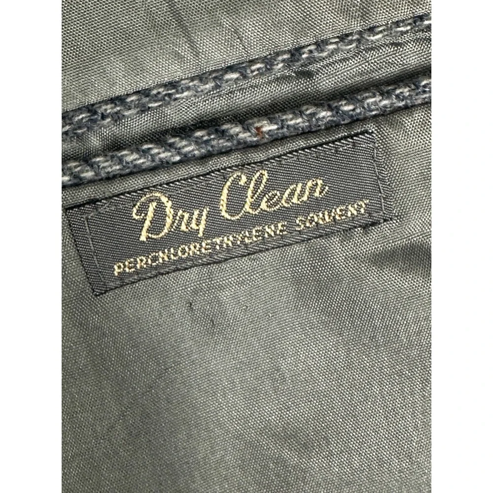 Vintage‎ Tweed Blazer Mens 44R Gray Herringbone Wool Oakton Windowpane USA